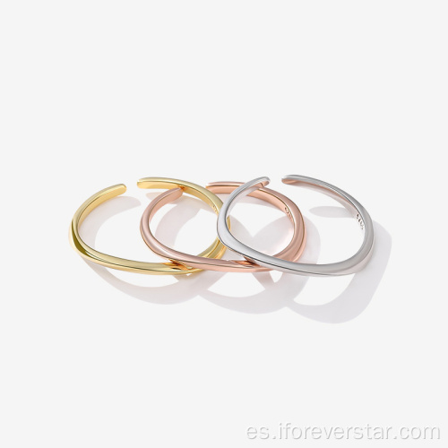 Anillos femeninos 925 Silitaire Solitaire Anillos